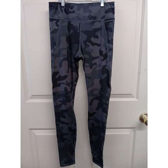 Polo Ralph Lauren Black/Gray Camo Leggings Size Small EUC - Picture 1 of 7